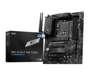 MSI PRO B760-P WIFI DDR4 13th Gen & 12th Gen ATX Motherboard