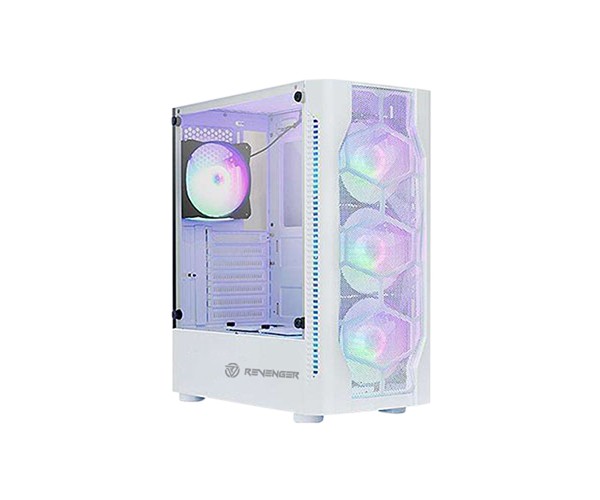REVENGER HAWA MESH WHITE ATX MID-TOWER GAMING CASE
