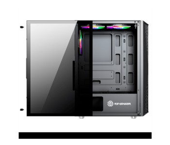 REVENGER SHOCKWAVE MID TOWER RGB GAMING CASE