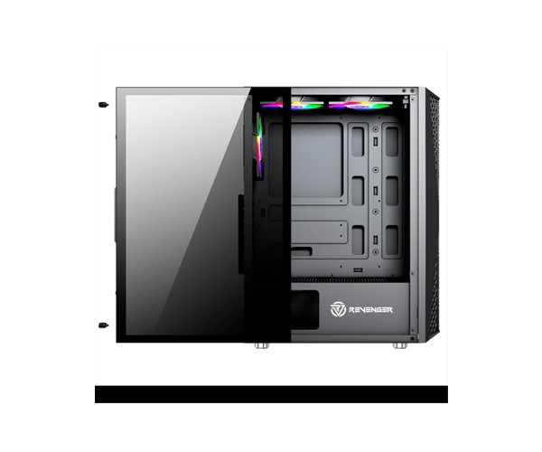 REVENGER SHOCKWAVE MID TOWER RGB GAMING CASE