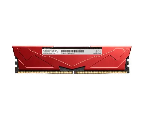 TEAM VULCAN RED 8GB DDR5 5200MHz Gaming Desktop RAM