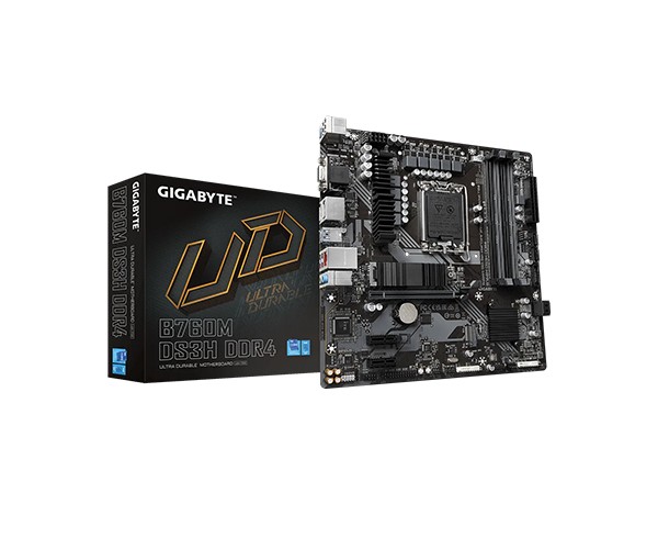 GIGABYTE B760M DS3H DDR4 13TH GEN MICRO-ATX MOTHERBOARD