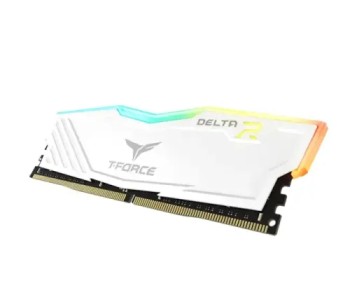 Team T-Force Delta 8GB 3200MHz DDR4 RGB White Desktop Gaming RAM