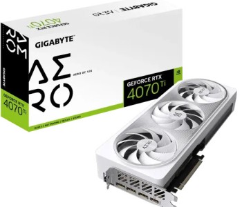 GIGABYTE GeForce RTX­­ 4070 Ti AERO OC 12GB GDDR6X Graphics Card