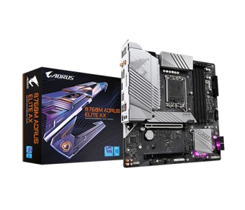GIGABYTE B760M AORUS ELITE AX 13TH GEN Micro ATX MOTHERBOARD