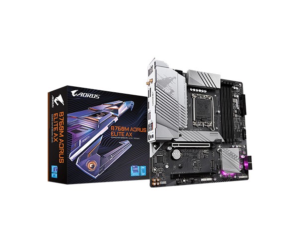 GIGABYTE B760M AORUS ELITE AX 13TH GEN Micro ATX MOTHERBOARD