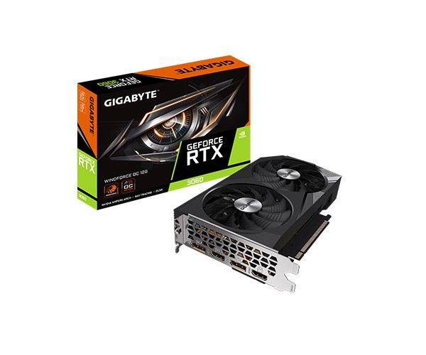 GIGABYTE GEFORCE RTX 3060 WINDFORCE OC 12GB GRAPHICS CARD