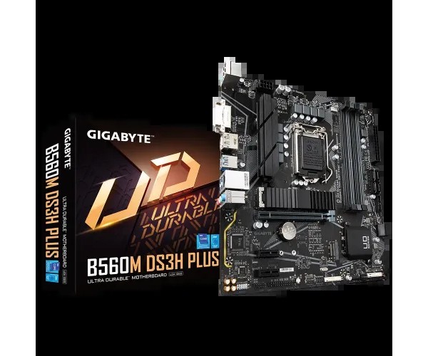 GIGABYTE B560M DS3H PLUS 10th and 11th Gen Micro ATX Motherboard
