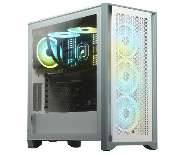 Corsair 4000D AIRFLOW Tempered Glass Mid-Tower ATX Casing White