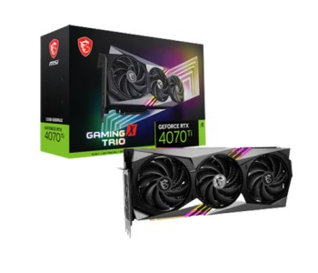 MSI GeForce RTX 4070 Ti GAMING TRIO 12GB GDDR6X Graphics Card