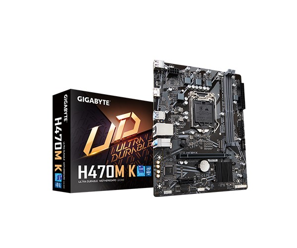 GIGABYTE H470M K DDR4 Intel 10th and 11th Gen Micro ATX Motherboard