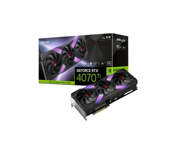 PNY GeForce RTX 4070 Ti 12GB XLR8 Gaming Verto TF OC GDDR6X Graphics Card