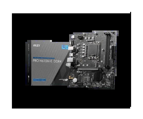 MSI PRO H610M-E DDR4 12th Gen & 13th Gen mATX Motherboard
