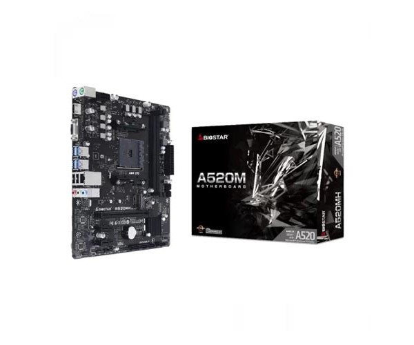Biostar A520MH DDR4 AMD AM4 Socket Motherboard