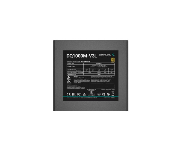 DEEPCOOL DQ1000M-V3L 1000W 80+ GOLD FULL MODULAR POWER SUPPLY