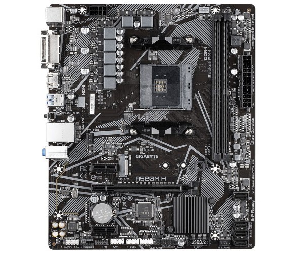 GIGABYTE A520M H AM4 Micro ATX Motherboard