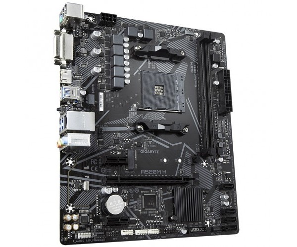 GIGABYTE A520M H AM4 Micro ATX Motherboard
