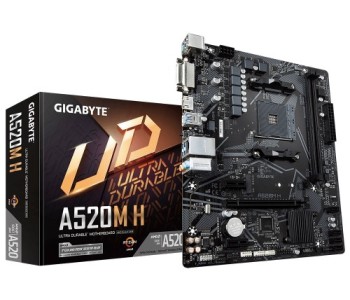 GIGABYTE A520M H AM4 Micro ATX Motherboard
