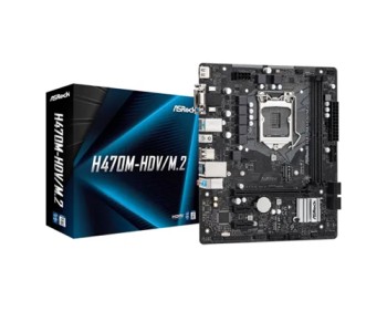ASRock H470M-HDV/M.2 10th Gen Micro ATX Motherboard