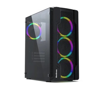 MaxGreen JX188-2 Mid-Tower RGB ATX Gaming Case