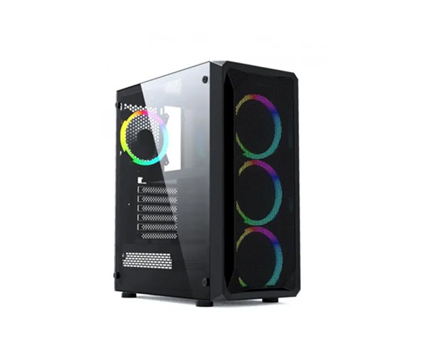 MaxGreen JX188-9 Mid-Tower RGB ATX Gaming Case