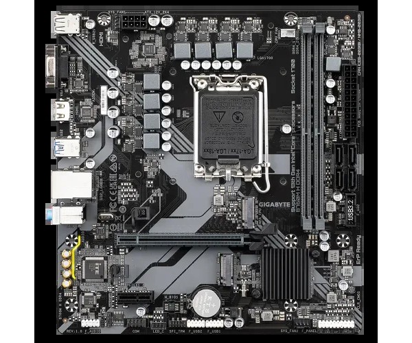 GIGABYTE B760M H DDR4 13th and 12th Gen mATX Motherboard