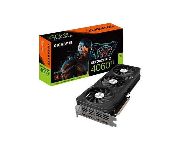 GIGABYTE GeForce RTX 4060 Ti GAMING OC 8G GDDR6 Graphics Card