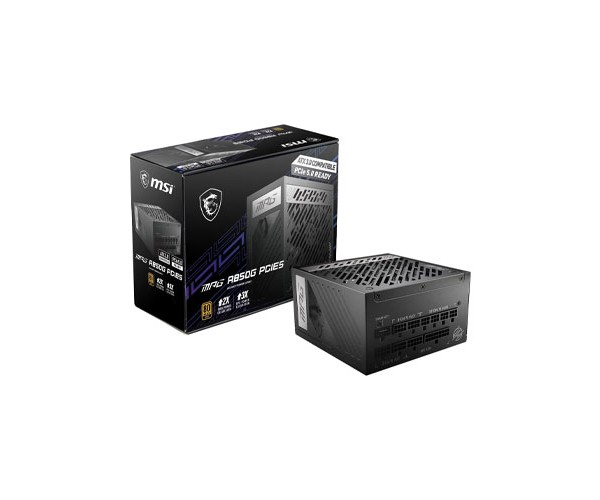 MSI MPG A850G PCIE5 80 GOLD FULL MODULAR GAMING POWER SUPPLY