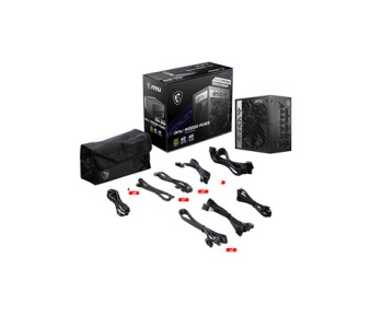 MSI MPG A1000G PCIE5 80 GOLD FULL MODULAR GAMING POWER SUPPLY