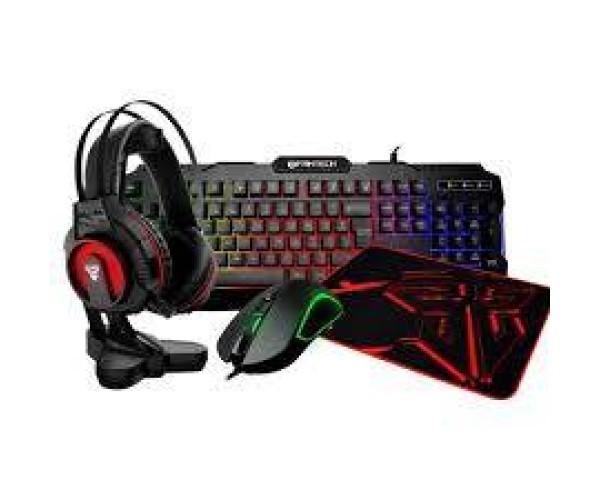 Fantech P51 5 In 1 Gaming Combo - Hitam